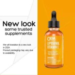 Liposomal Vitamin C Drops High Absorption Oral Liquid Immune and Adult Antioxidant Supplement Promote Metabolism