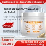 OEM Manufacturer Turkesterone Tongkat Ali Capsules 1000MG for Performance Boost and Immune Health  60 Capsules