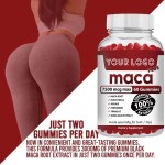 Black Maca Plus Gummies - Boost Energy & Stamina, Natural , Delicious Berry Flavor