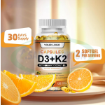 Ausreson Vitamin D3 and K2 Softgels 10000iu Vitamins Supplements Calcium Magnesium Zinc
