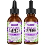 OEM Saffron Supplements Saffron Extract Liposomal Drops with Ashwagandha, Turmeric, Magnesium, Zinc, Vitamin B12 & D3 for Mood