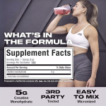 99.9% Pure Creatine Powder for Muscle Growth Fast Absorption Vitamin Supplement