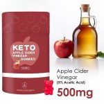 OEM Custom Natural Apple Cider Vinegar Gummies  Vegan Keto-Friendly  No Artificial Additives Fruit-Flavored Soft Candies
