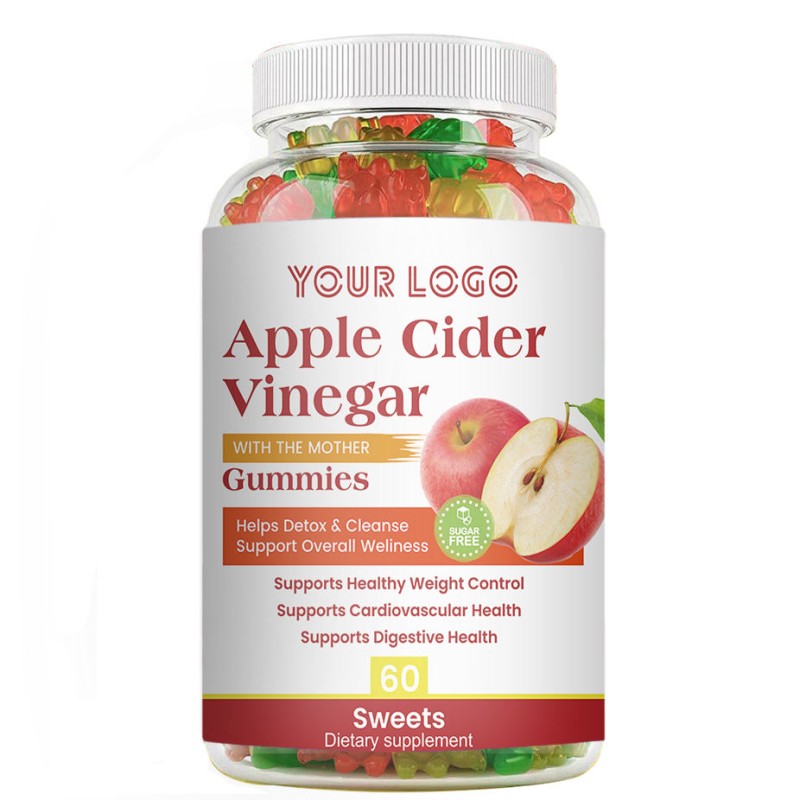 Apple Cider Vinegar Gummy Vitamins Support Digestive Health Detox and Cleansing Weight Management