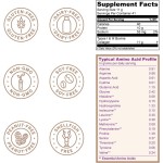 Premium Hydrolyzed Collagen Peptides Powder for Hair Skin Nails and Joints with Type I & III Collagen Support