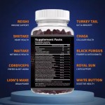 Black Elderberry Gummy Candy Natural Immune Booster and Intestinal Health Support for Children and Adults Vitamin c Zinc