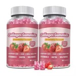 Customized Enhanced Collagen Biotin Hyaluronic Acid Multiple Vitamins Irish Sea Moss Vegetarian Gummies Supplement