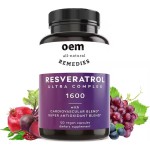 Wholesale High Purity Natural Herbal Supplement Trans Resveratrol Grape Seed Extract Resveratrol Capsules