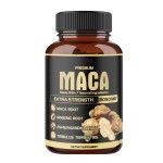 Ashwagandha & Organic Maca Root Capsules: Strong Man Herbal Supplement Designed for Adult Stamina, Hormonal Balance