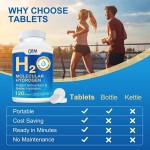 H2 Molecular Tablets - Premium Hydrogen Supplement for Oxidative Balance & Body Wellness Support