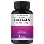 Hydrolyzed Collagen 1000mg & Vitamin C Capsules: Skin Brightening, Moisture Lock & Anti-Wrinkle Support for Women