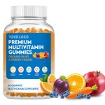 Enhanced Multivitamin Dietary Supplement: Vitamin C Gummies for Immune Support  Ideal for Adults and Kids