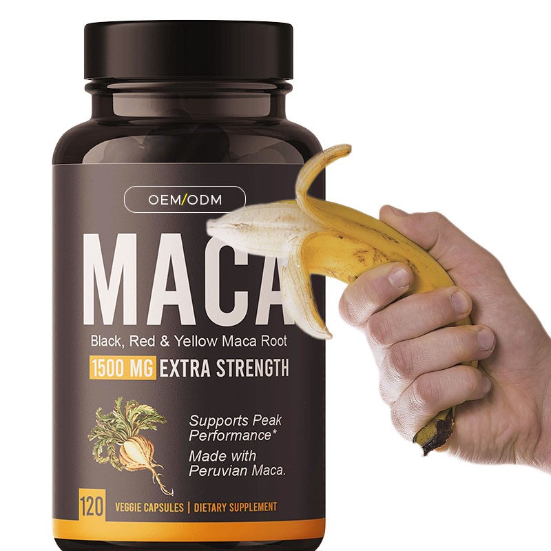 OEM Organic Maca Root Capsules 1500mg - Mood, Hormonal & Libido Support for Men & Women