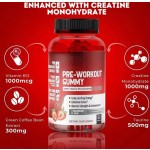 Creatine Monohydrate Gummies - Fast-Dissolving Pre-Workout Muscle Fuel with Electrolyte Synergy
