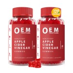 Apple Cider Vinegar Gummy Vitamins 180 Count B9 B12 Gelatin-Free Gluten-Free Vegan Non-GMO for Digestive Health Energy Boost