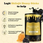 Private Label Pure Shilajit Resin Honey Sticks Gummies Nutrient-Boost Herbal Supplement Pack Sachets for Energy Vitality