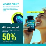 OEM Private Label NAD+ 60-Capsule Herbal Supplement for Skin Health Energy Support Customizable Private Label NAD+ Supplement