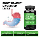 Halal Magnesium Complex Capsules Contain Magnesium Glycine Zinc, Vitamin B6 D3 for Sleep, Bone and Muscle Health
