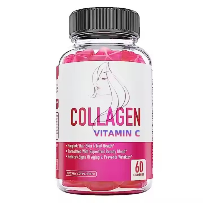 Factory Wholesale Vitamin Collagen Gummies for Adults Newborn Not Applicable Gummy Candy Dosage
