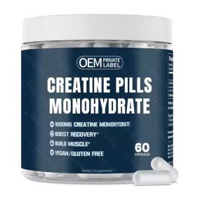 Creatine Monohydrate Pills-Muscle Growth Capsules for Men and Women Creatine Capsules Micronized Supplement