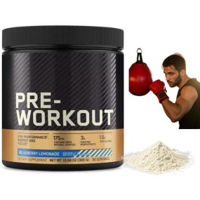 Pre Workout Powder Muscle Building Nutrition Creatine for Men Women Strength Fitness Energy