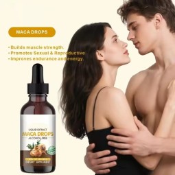 Natural Plant Herbal Extracts to Enhance Men's Endurance and Energy to Improve Sex Oral Liquid Maca Root Drops