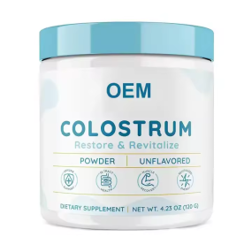 Cow Colostrum Powder High Concentration Pure Cow Colostrum Supplement for Gut Health Immune Support Muscle Recovery