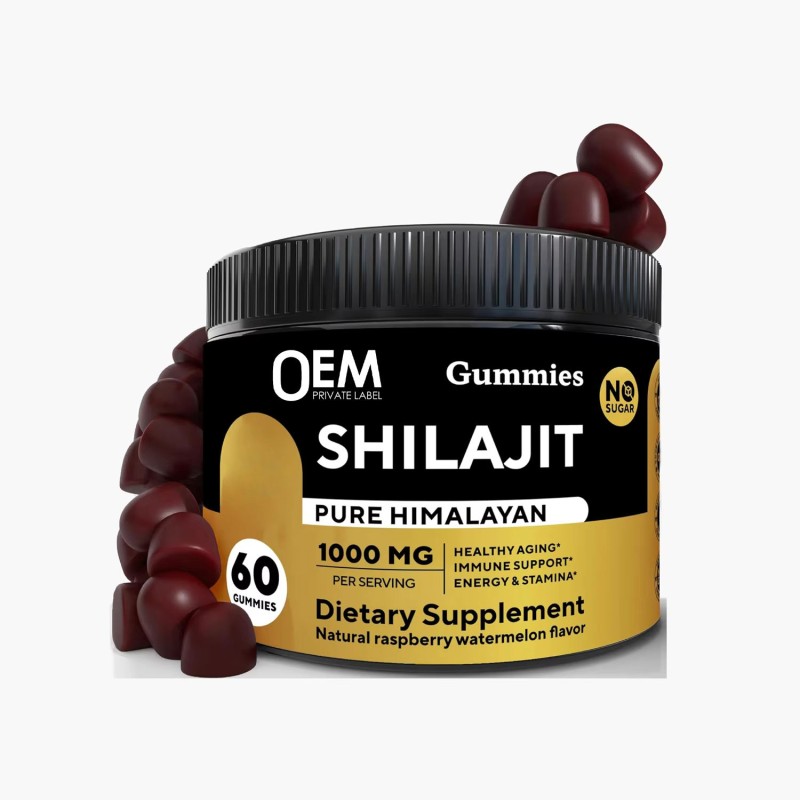 Premium Himalayan Shilajit Gummies with Fulvic Acid for Energy and Immune Support 60 Gummies