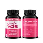 Collagen Vitamin E C Skin Whitening Supplement for Adults Acne Capsules Beauty Products for Brighter Skin Tone