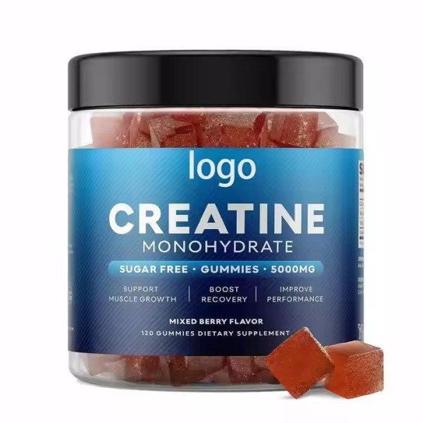 Custom Creatine Gummy Creatine Monohydrate Powder Supplement Gummies for Muscle Building Creatine Gummies