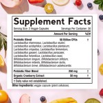 Probiotic Capsules for Women Supplement 50 Billion CFU 16 Herbal Extract Capsules for Women's Health