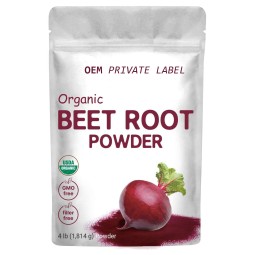 Raw BeetRoot Powder - GMO-Free, Pure Natural Supplement, Bulk Organic Nutrition Powder