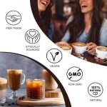 Natural Organic Mushroom Mix Coffee OEM Instant Lion's Mane Mushroom Coffee Mushroom Extract Lion's Mane Coffee Powder