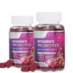 Private Label Vegan Digestion Cranberry Women Probiotic Gummies with Cranberry Women Digestive Health