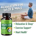 Supports Sleep, Calms Muscle Spasms, Helps Relieve Stress, Magnesium Glycine Capsule Supplement
