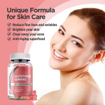 Premium Glutathione & Collagen Gummies for Skin Whitening Anti-Aging Antioxidant Boost - Women's Dietary Supplement