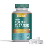 OEM Colon Cleanser & Detox Capsules Feel Lighter Colon Cleanse Capsule Colon Broom & Detox for Adult Weight Management