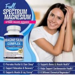 Magnesium Supplement Magnesium with Vitamin D for Immune Support, Adaptogenic Herbs, Enzyme Activated Capsules