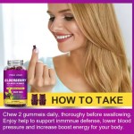 OEM Elderberry Gummies With Vitamin Zinc Boost Immune & Energy Support Supplements Promote Joint and Digestion System Support