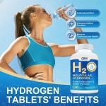 H2 Molecular Tablets - Premium Hydrogen Supplement for Oxidative Balance & Body Wellness Support