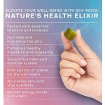 Sea Moss Glow Gummies with Pearl Powder for Hair, Skin and Nails Support - Vegan Vitamin Supplement for Women and Men