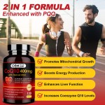 OEM Premium  CoQ10 Capsules with Trans-Resveratrol, PQQ, Vitamin E & BioPerine  Heart Health & Energy Boost