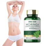 OEM Herbal Supplements Moringa Powder Capsules Support Digestion and Immunity Health Organic Moringa Leaf Extract Capsule