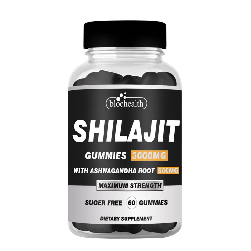 OEM Himalayan Shilajit Gummies - Brain & Heart Support with Fulvic Acid | Sugar-Free Immune Booster for Men and Women