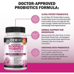 OEM Probiotic Capsules for Menopause Relief and PMS Support