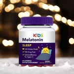 OEM Private Label 1mg Melatonin Gummies for Kids Sugar-Free Natural Sleep Aids for Children and Adults