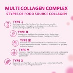 Premium Hydrolyzed Multi Collagen Powder  Organic Whitening Formula for Women
