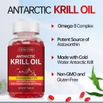 Hot Sales Brain Health Supplement Krill Oil Capsules Omega 3 Epa Dha Antarctic Krill Oil Softgel