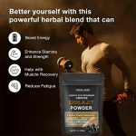 Private Label Pure Shilajit Extract Powder with Ashwagandha and Mushroom Blend for Energy and Immunity 300g