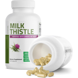 High-Strength High Quality Milk Thistle Capsule Sports Nutrition Supplements for Bodybuilding Promotes Liver Health